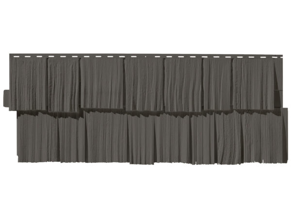 Barron Designs NovikShake HS Hand-Split Shake Siding Panels - Case of 9 | Rockaway Gray