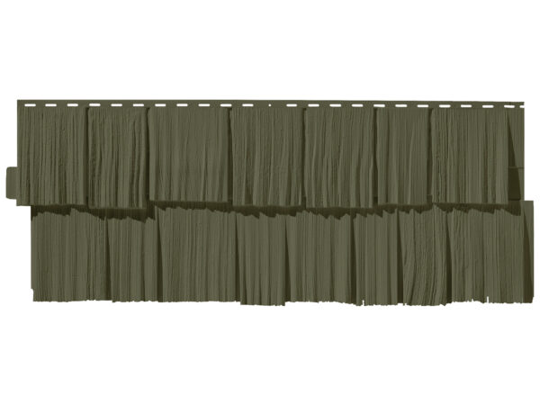 Barron Designs NovikShake HS Hand-Split Shake Siding Panels - Case of 9 | Brunswick Green