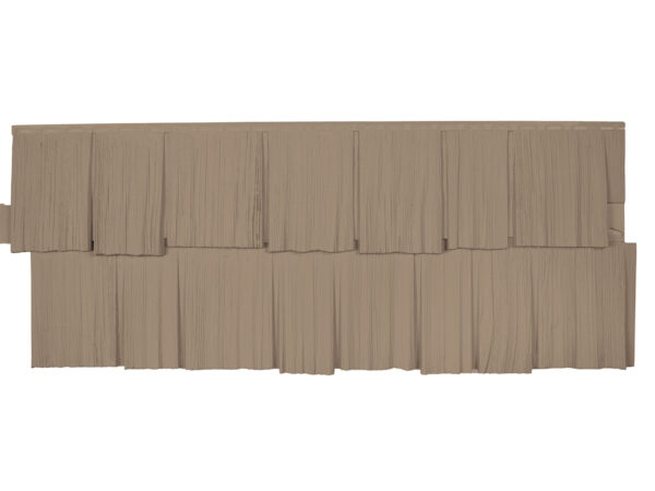 Barron Designs NovikShake HS Hand-Split Shake Siding Panels - Case of 9 | Khaki