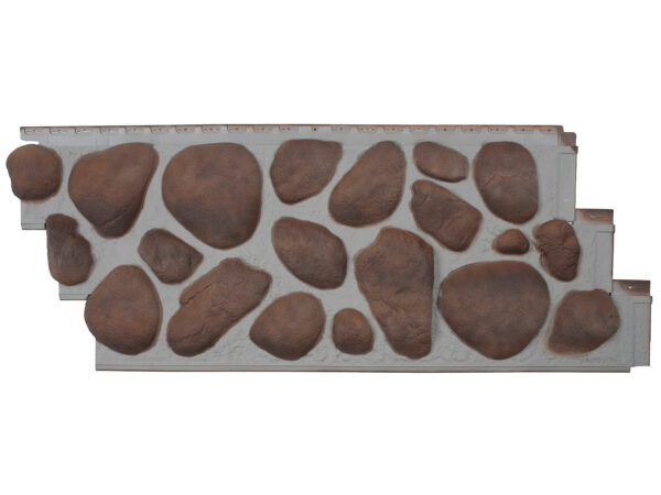 Barron Designs NovikStone RR River Rock Faux Rock Siding - Case of 10 | Colorado Rock