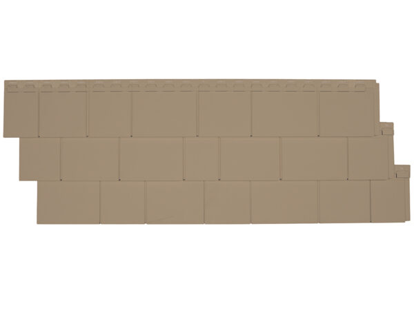 Barron Designs NovikShake NP Northern Shake Siding Panels - Case of 11 | Khaki