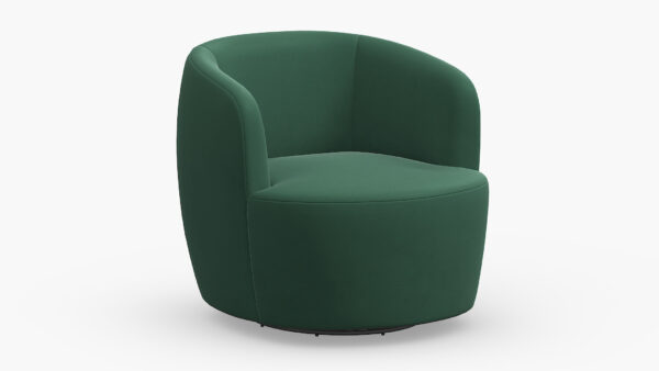 The Inside | Tub Swivel Chair | Emerald Velvet