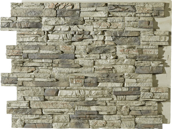 Barron Designs Colorado Dry Stack Faux Stone Wall Panel - Tall | Birchwood