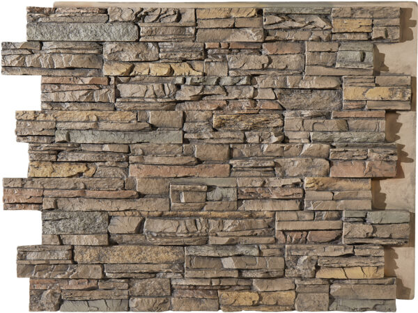 Barron Designs Colorado Dry Stack Faux Stone Wall Panel - Tall | Earth