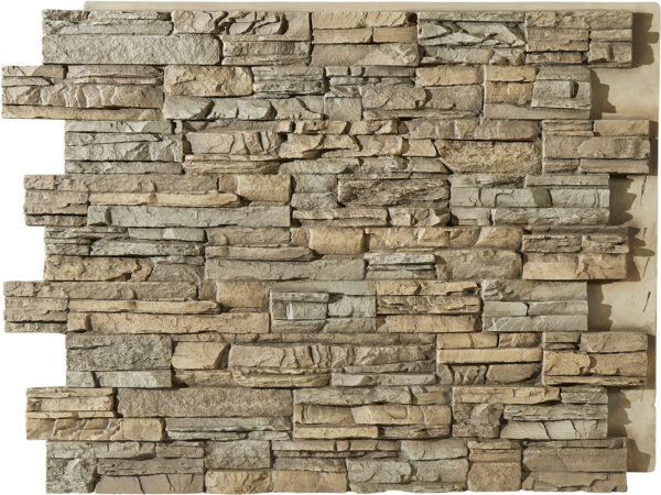 Barron Designs Colorado Dry Stack Faux Stone Wall Panel - Tall | Ponderosa