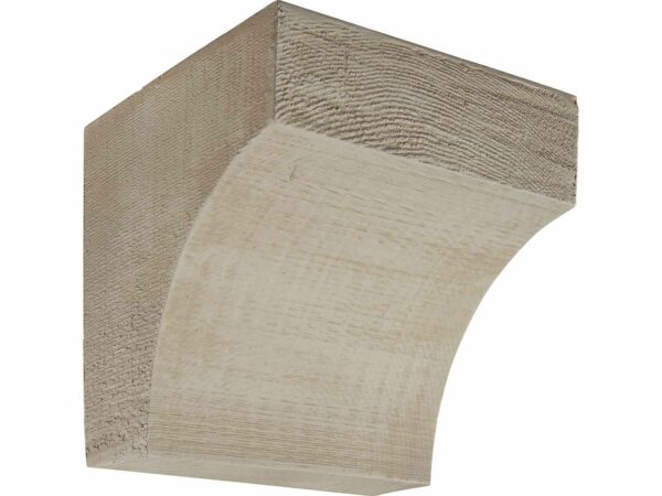 Barron Designs Coarse Sawn Faux Wood Corbel - 10X10X9.5" - Cove | Toasted Marshmallow