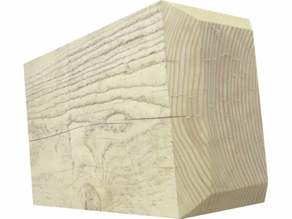 Barron Designs Coarse Sawn Faux Wood Corbel - 6x10x16 - Chamfered | Toasted Marshmallow