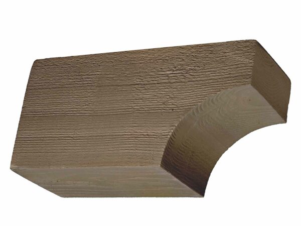 Barron Designs Coarse Sawn Faux Wood Corbel - 6x8x16 - Cove | Light Oak