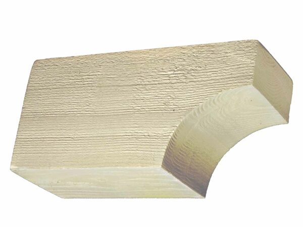 Barron Designs Coarse Sawn Faux Wood Corbel - 6x8x16 - Cove | Toasted Marshmallow