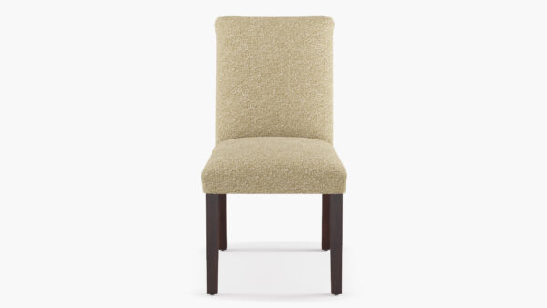 The Inside | Classic Dining Chair | Buff Boucle | Espresso