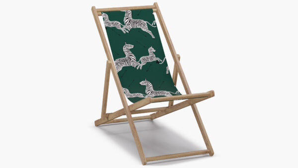 The Inside | Cabana Chair | Emerald Zebra