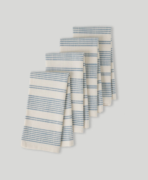 PACT Apparel | Home East Coastripe Linen Napkins 4-Pack1S