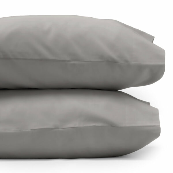 Jennifer Adams Inc | 400 Thread Count 2 Piece Cotton Sateen Pillowcase (Graphite)