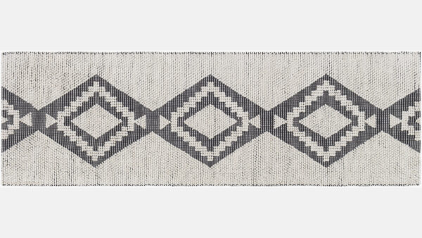 The Inside | Topanga Outdoor Rug | 2'6" x 8' | Charcoal Topanga