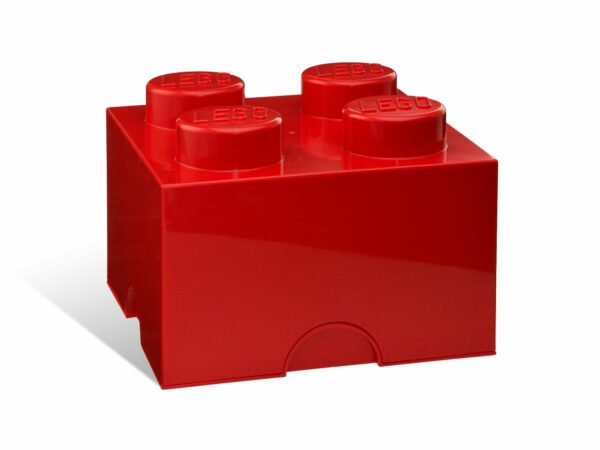 Lego | 4-stud Red Storage Brick