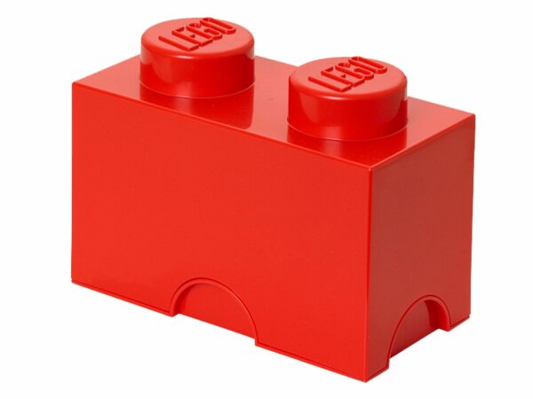 Lego | 2-stud Red Storage Brick