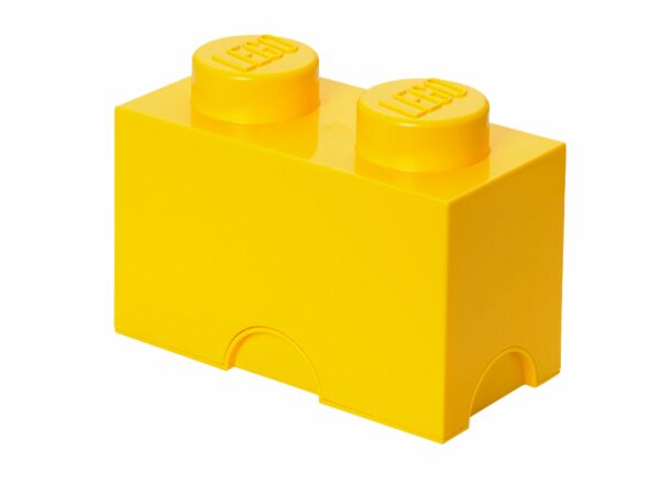 Lego | 2-stud Yellow Storage Brick