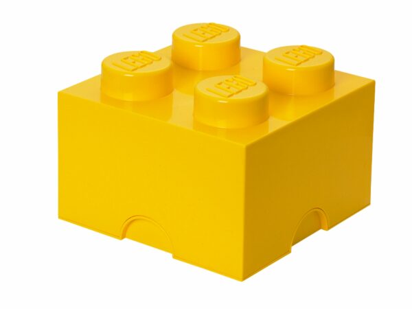 Lego | 4-stud Yellow Storage Brick