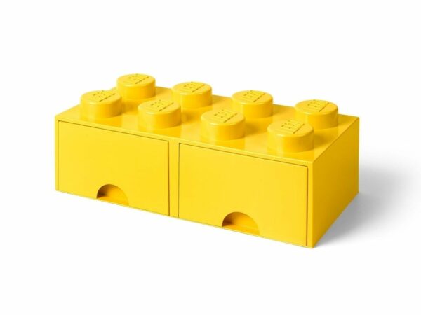 Lego | 8-stud Bright Yellow Storage Brick Drawer