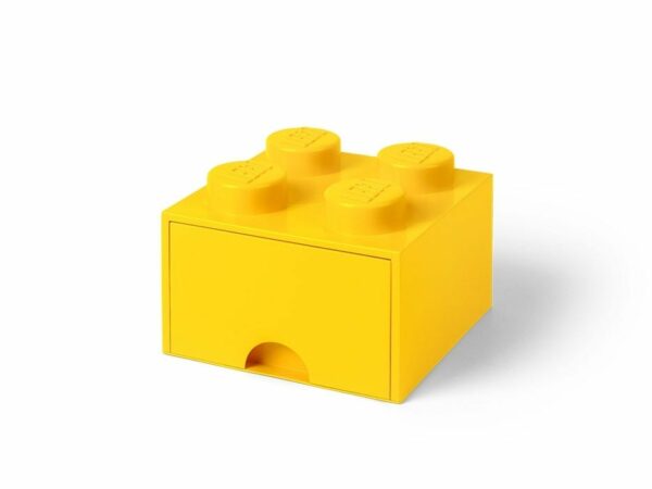 Lego | 4-stud Bright Yellow Storage Brick Drawer