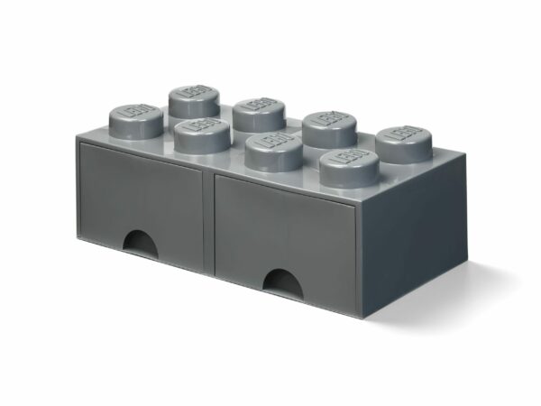 Lego | 8-Stud Brick Drawer - Dark Gray