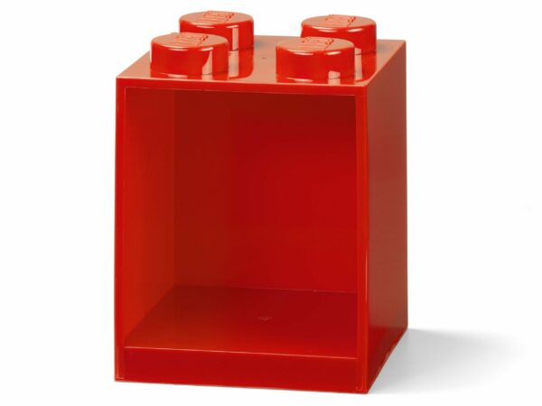 Lego | 4-Stud Brick Shelf - Bright Red