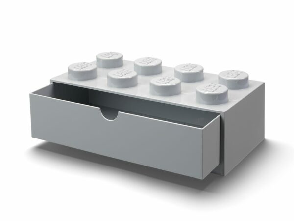 Lego | 8-Stud Desk Drawer - Gray