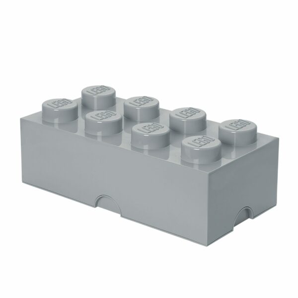 Lego | 8-Stud Storage Brick - Stone Gray