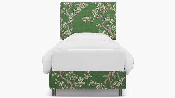 The Inside | Square Back Bed | Jade Cherry Blossom