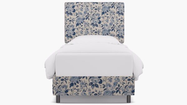 The Inside | Square Back Bed | Delft Chintz