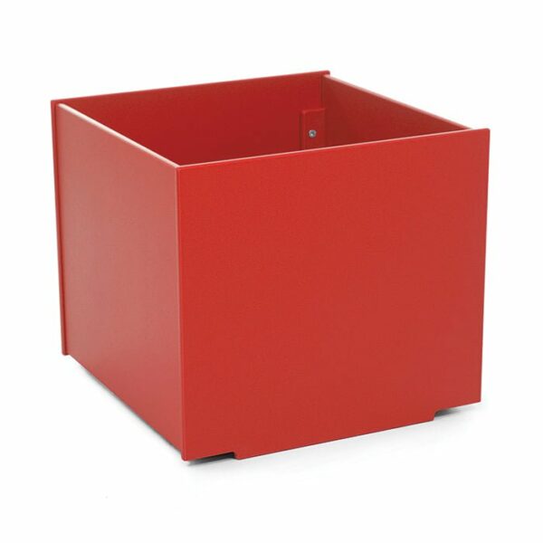 Loll Designs | 60 Gallon Square Planter - Apple Red