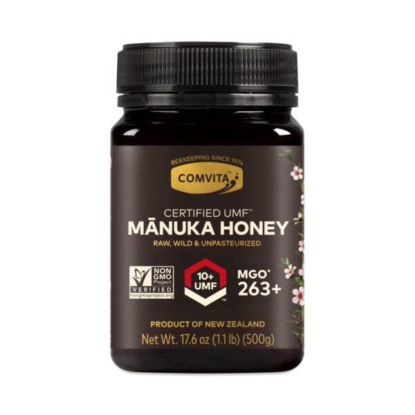 Comvita Raw Manuka Honey Certified UMF 10+ (MGO 263+) 17.6 oz jar