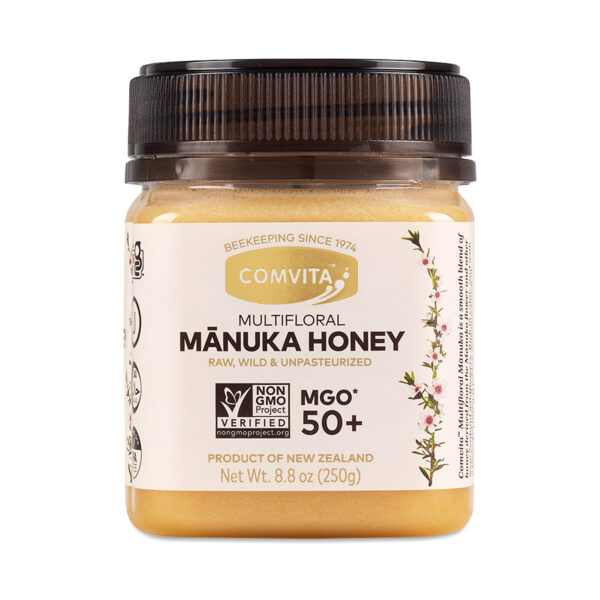 Comvita Raw Multifloral Manuka Honey (MGO 50+) 8.8 fl oz jar