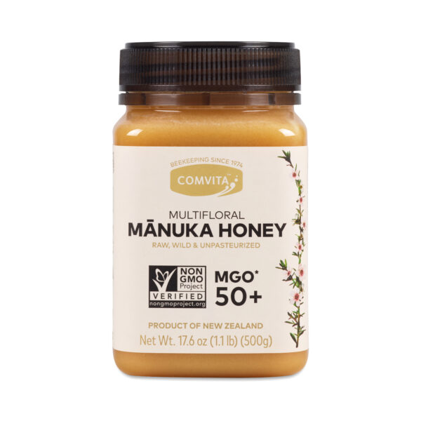 Comvita Raw Multifloral Manuka Honey (MGO 50+) 17.6 fl oz jar