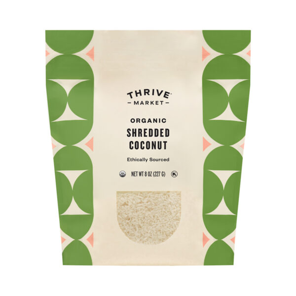 Thrive Market Organic Shredded Coconut 8 oz pouch