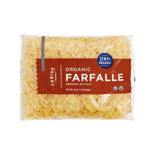 2-Pack Thrive Market Organic Farfalle 16 oz bag