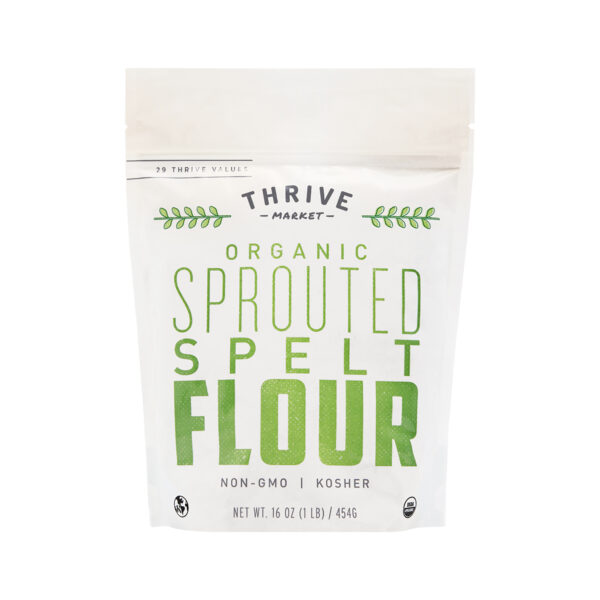 Thrive Market Organic Sprouted Spelt Flour 16 oz pouch