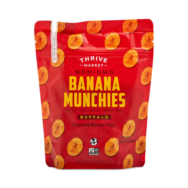 Thrive Market Banana Munchies, Buffalo 6 oz bag