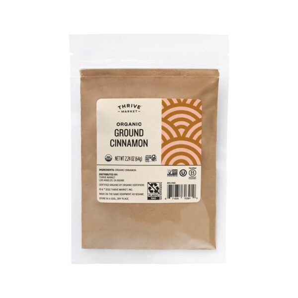 Thrive Market Organic Ground Cinnamon 2.24 oz pouch