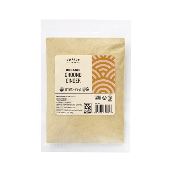 Thrive Market Organic Ground Ginger 2.24 oz pouch