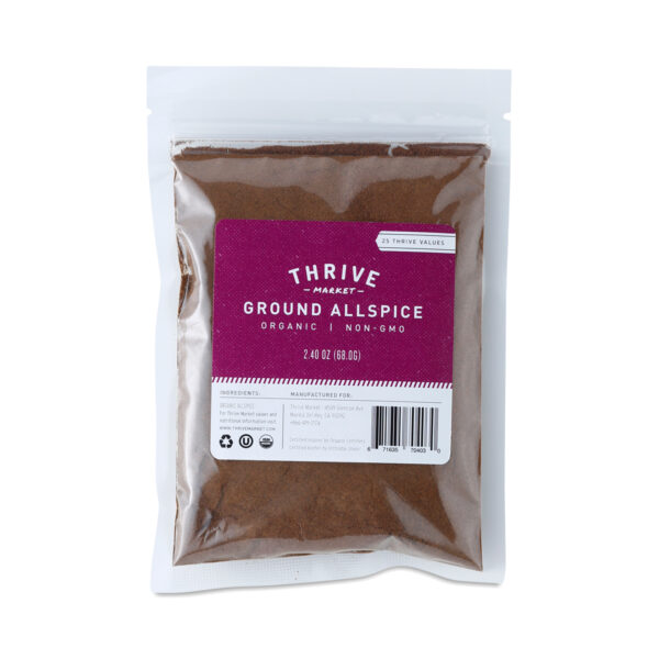 Thrive Market Organic Ground Allspice 2.4 oz pouch