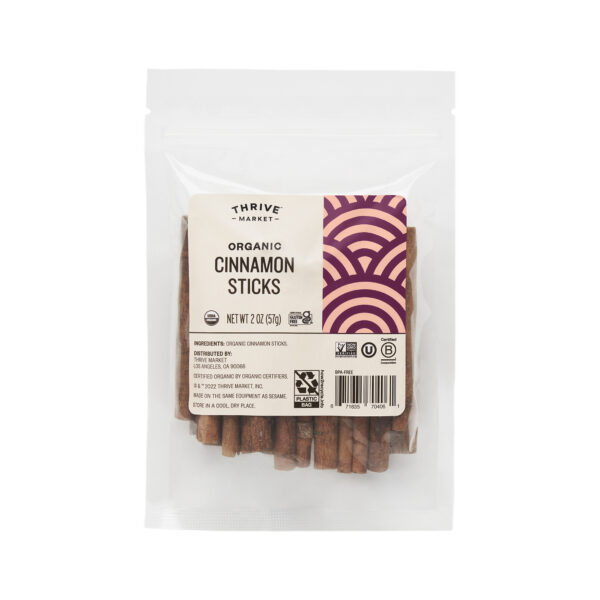 Thrive Market Organic Cinnamon Sticks 2 oz pouch