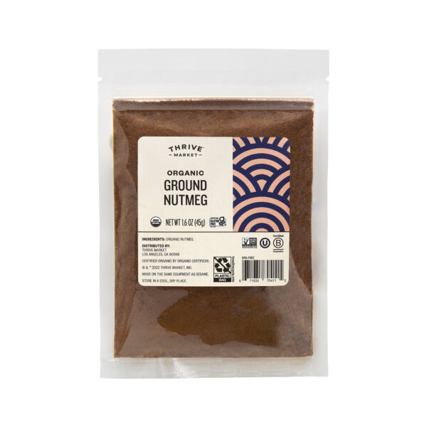 Thrive Market Organic Ground Nutmeg 1.6 oz pouch