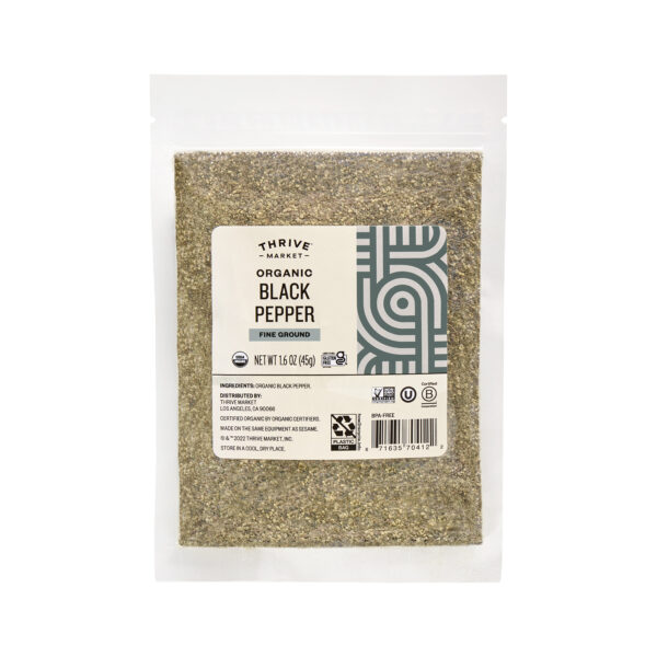 Thrive Market Organic Ground Pepper 1.6 oz pouch