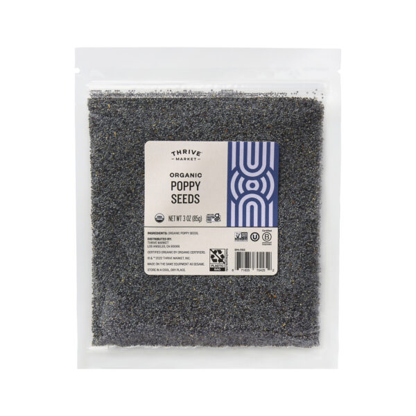 Thrive Market Organic Poppy Seeds 3 oz packet