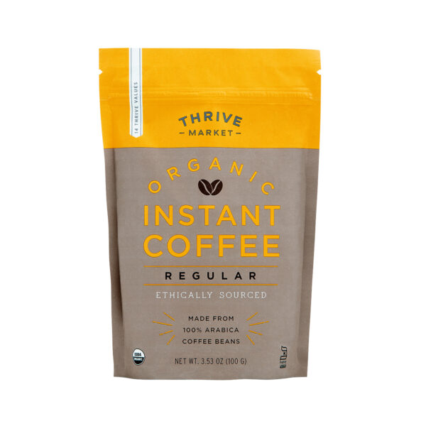 Thrive Market Organic Instant Coffee, Regular 3.53 oz pouch