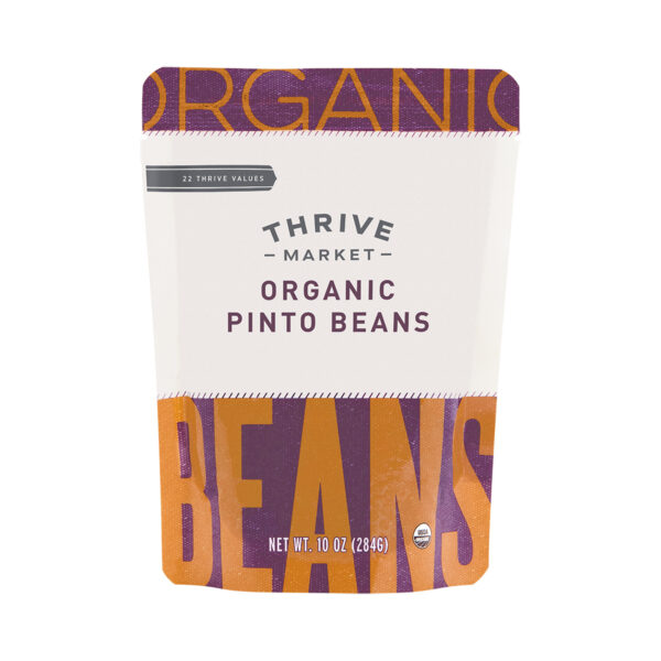 2-Pack Thrive Market Organic Pinto Beans 10 oz pouch