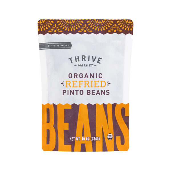 Thrive Market Organic Refried Pinto Beans 10 oz pouch