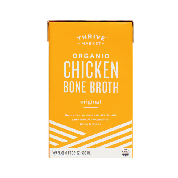 Thrive Market Organic Chicken Bone Broth 16.9 fl oz carton