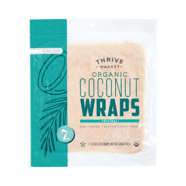 Thrive Market Organic Coconut Wraps, Original 7 wraps